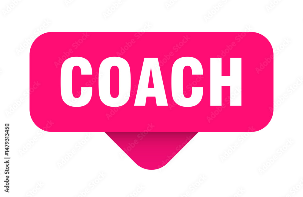 coach sticker. coach sign on transparent background coach sticker. coach sign on transparent background