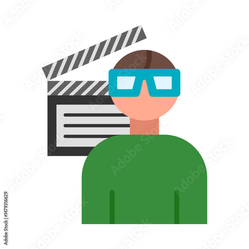 Actor flat icon