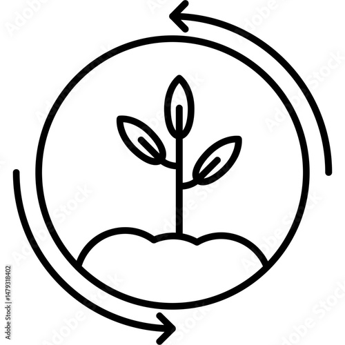 Sustainable Farming Icon
