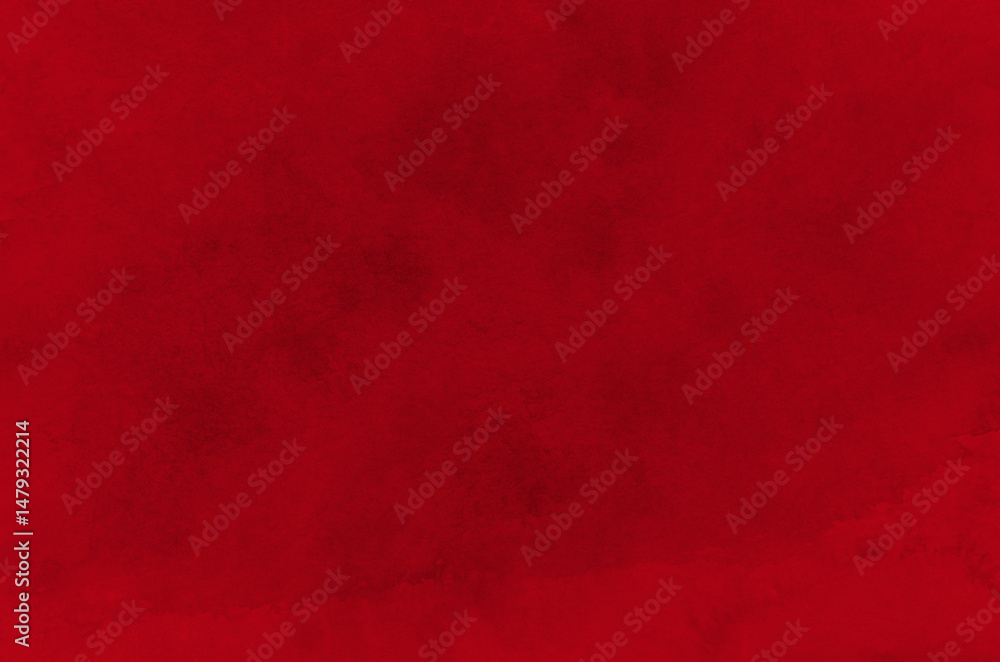 Red abstract background in watercolor style