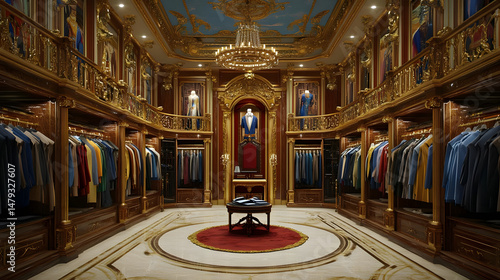 Opulent Palace Closet Designs: Luxury Style