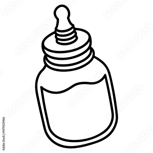 illustration of a bottle of milk