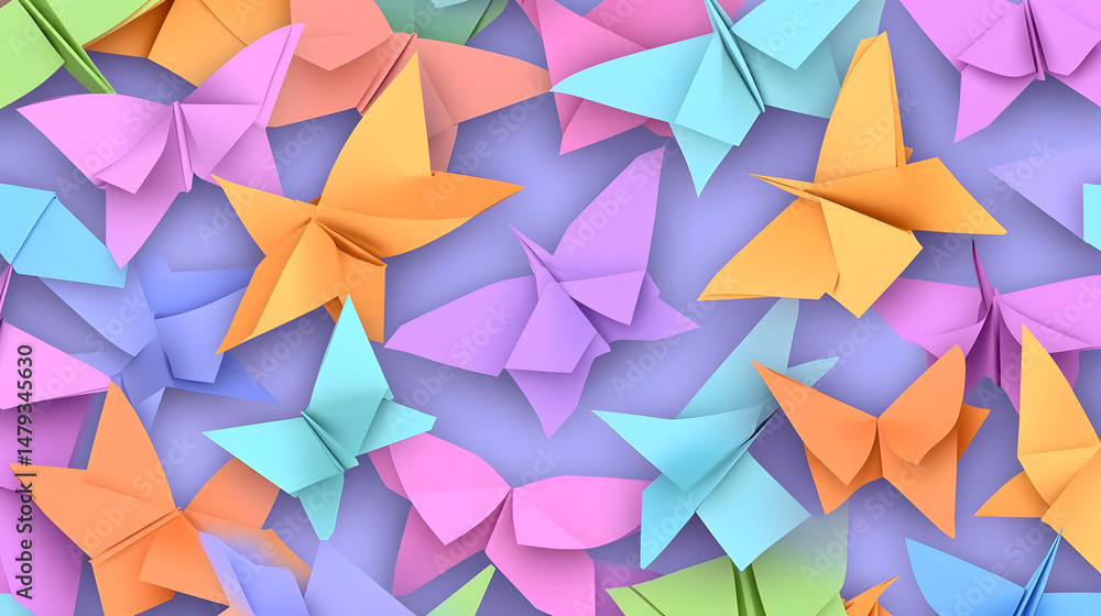 Origami Butterflies: Colorful Paper Art