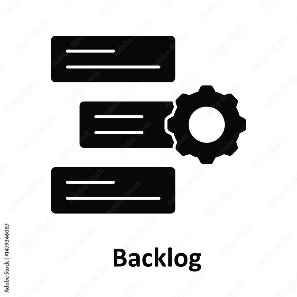 Backlog Vector icon which can easily modify or edit Backlog Vector icon which can easily modify or edit