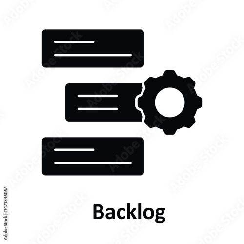 Backlog Vector icon which can easily modify or edit