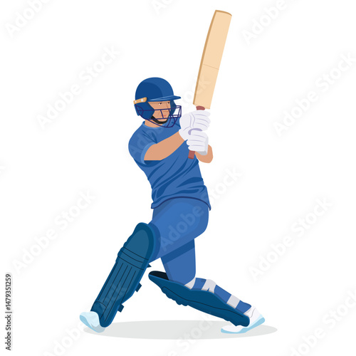 Female Cricket Player, woman cricket player batting, cricket illustration