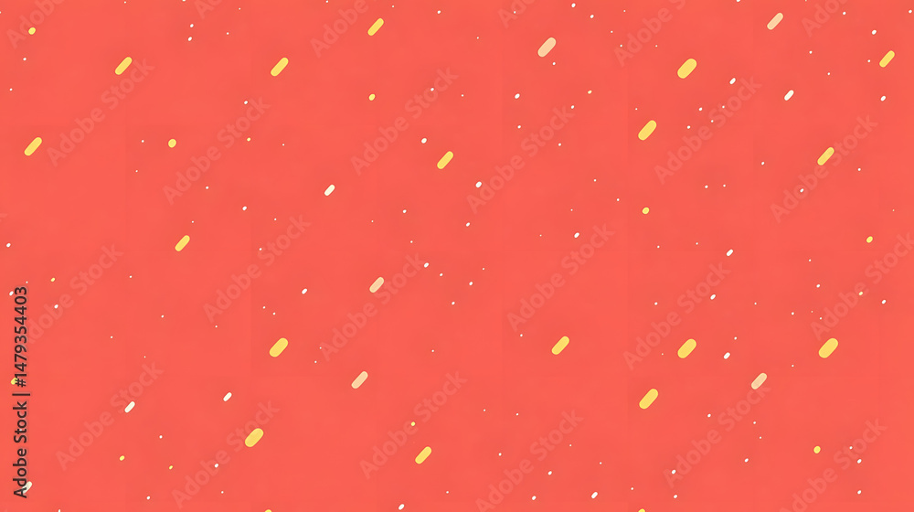 Red Abstract Background with Shapes