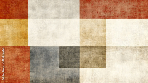 Obraz na płótnie Abstract Textures: Brown, Beige Canvas w salonie