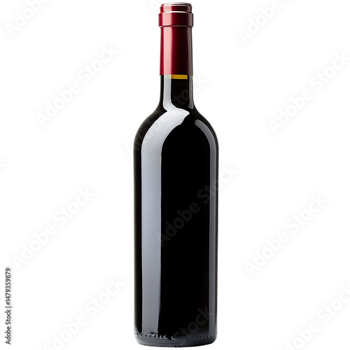 Red wine bottle