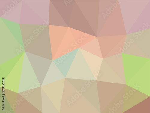 Soft Polygon Pastel Geometric Abstract Background