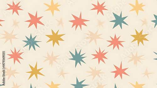 Abstract Starburst Pattern Design