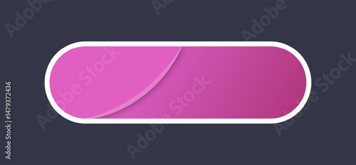 Lower third interface in gradient colors. Video overlay element.