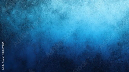 A 4K photo of blue gradient abstract background with a textured, grainy effect, evoking depth and motion.