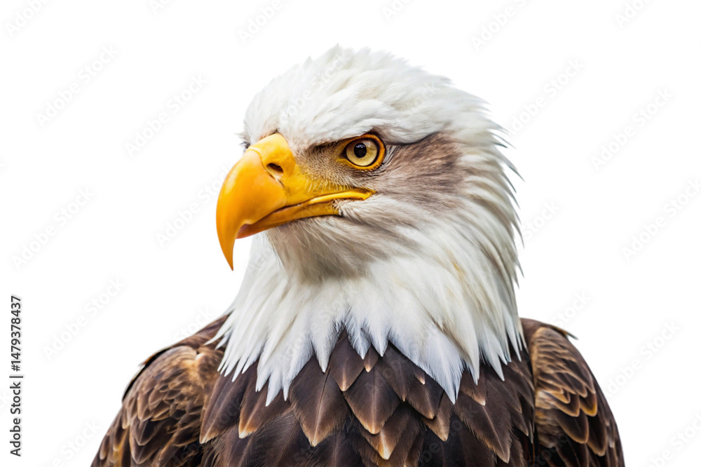 bald eagle isolated on white bald eagle isolated on white