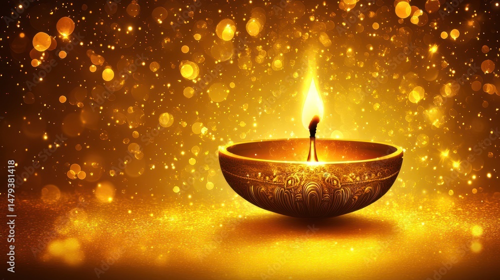 Diwali Diya, warm glow, festive background, beautiful lighting, stock photo Diwali Diya, warm glow, festive background, beautiful lighting, stock photo