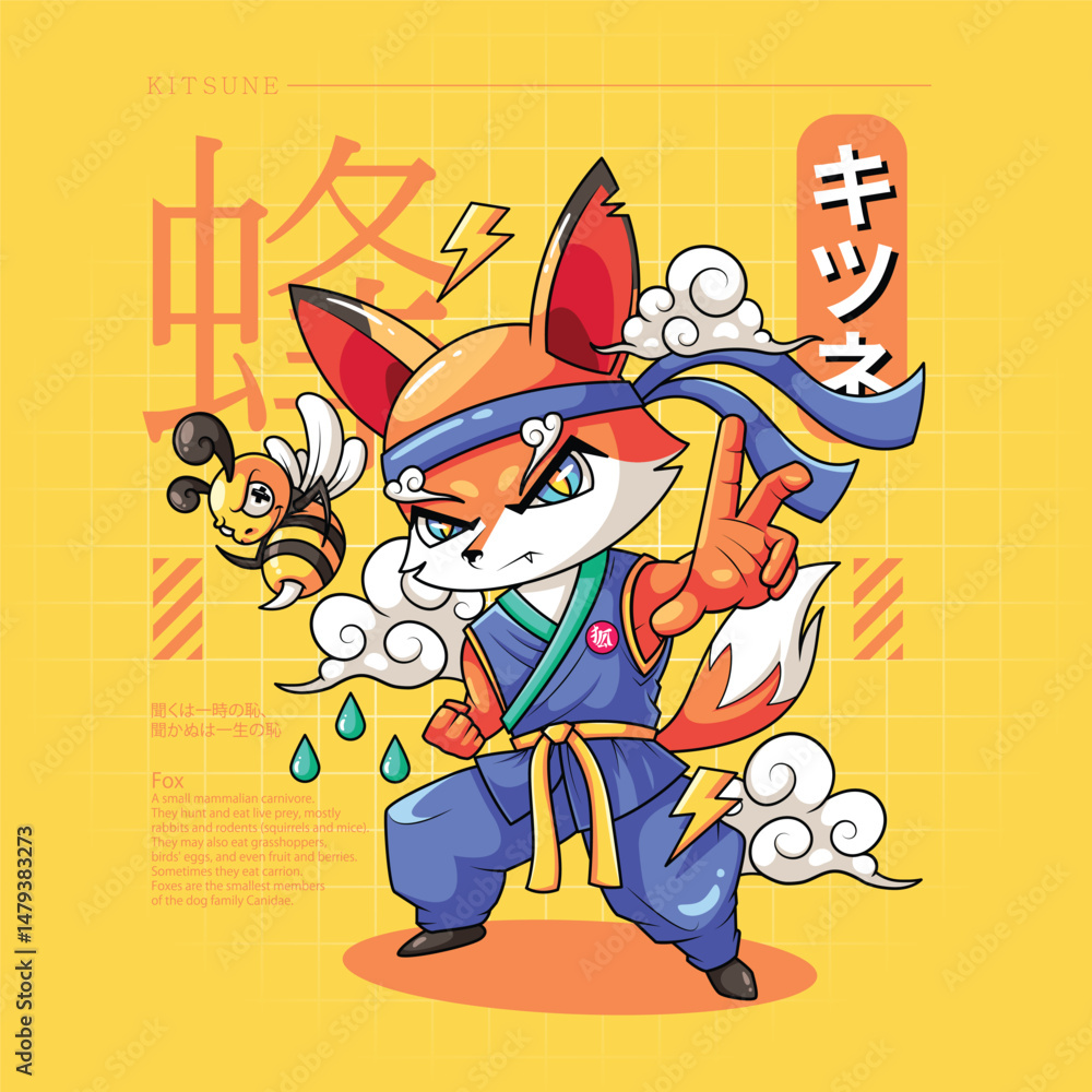 KITSUNE DESIGN CHARACTER KITSUNE DESIGN CHARACTER