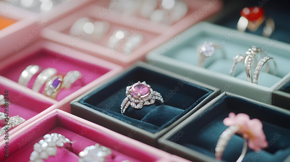 Sparkling Rings: Jewel Adornments Shine