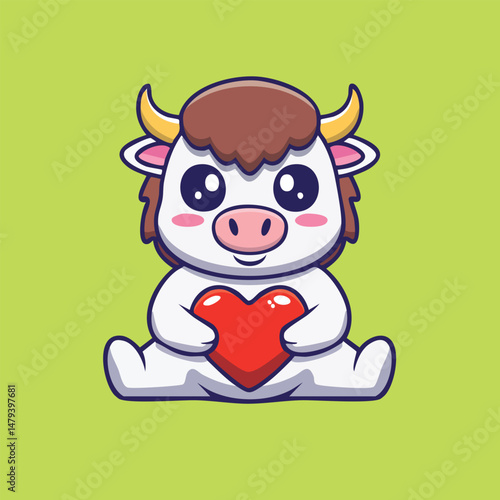 adorable and cute buffalo