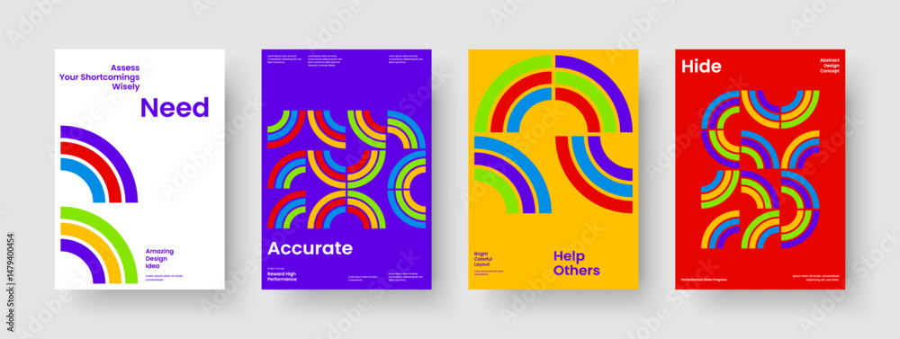 Fototapeta premium Abstract Poster Layout. Modern Brochure Design. Geometric Business Presentation Template. Book Cover. Banner. Flyer. Background. Report. Catalog. Handbill. Leaflet. Portfolio. Advertising. Journal