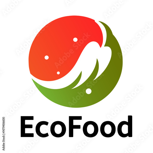 EcoFood Logo - Sustainable and Organic Food Branding