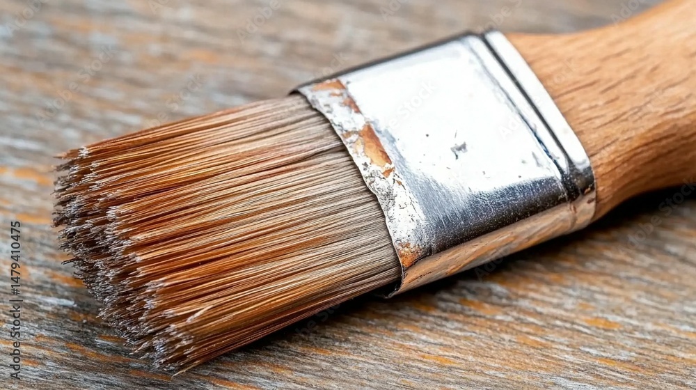Fototapeta premium Close-up of Paintbrush Bristles
