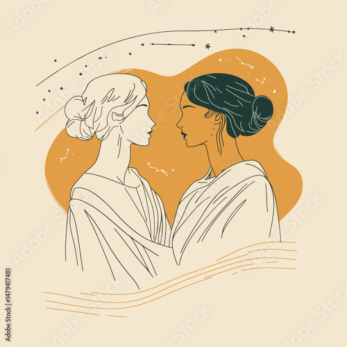 inspired by the Gemini constellation