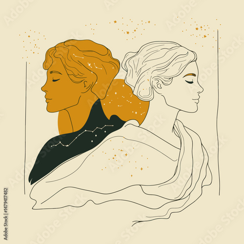 inspired by the Gemini constellation