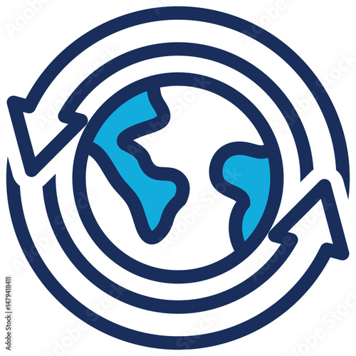 Global Recycling Icon