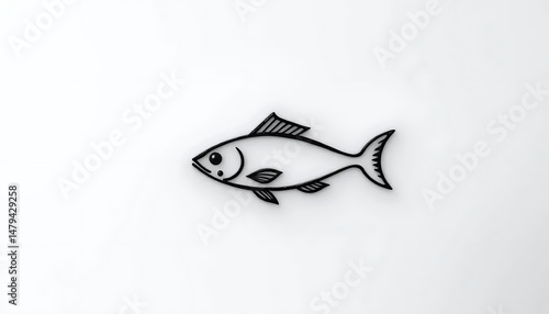 Ichthys with Alpha and Omega Tattoo This minimalist Ichthys tattoo, featuring the fish symbol and alpha-omega letters, represents Jesus Christ as the eternal beginning and end in Christian faith.
