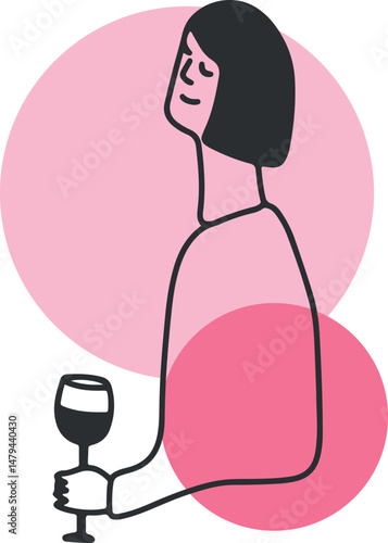 Winemaking. The process of making wine. Drawing, engraving, ink, line art, vector	
