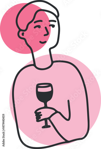 Winemaking. The process of making wine. Drawing, engraving, ink, line art, vector	
