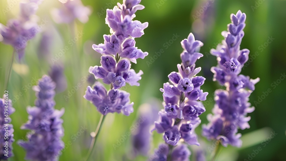 Obraz premium Lavender flowers close up