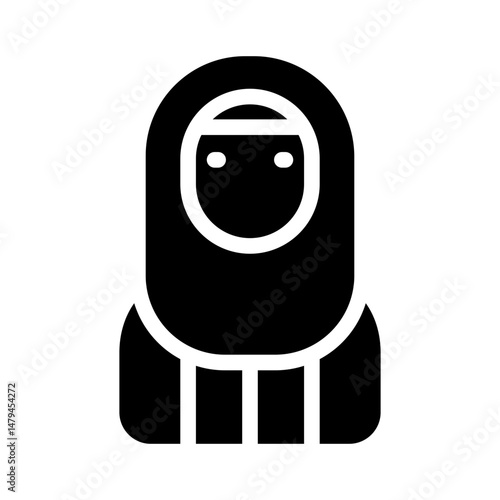 muslim glyph icon