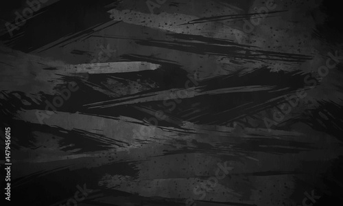 Abstract Grunge Texture with Brush Strokes