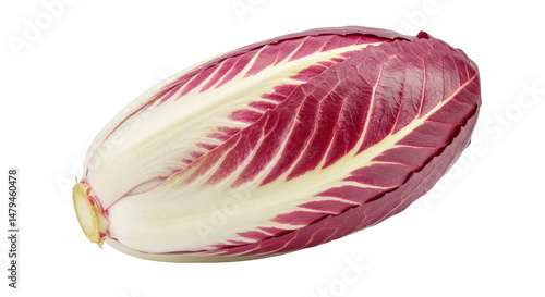 Foto Isolated Radicchio Red Chicory Salad Vegetable