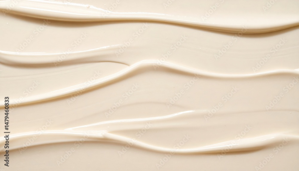 Obraz premium Textured creamy paste application art studio abstract photography indoor close-up color palette exploration