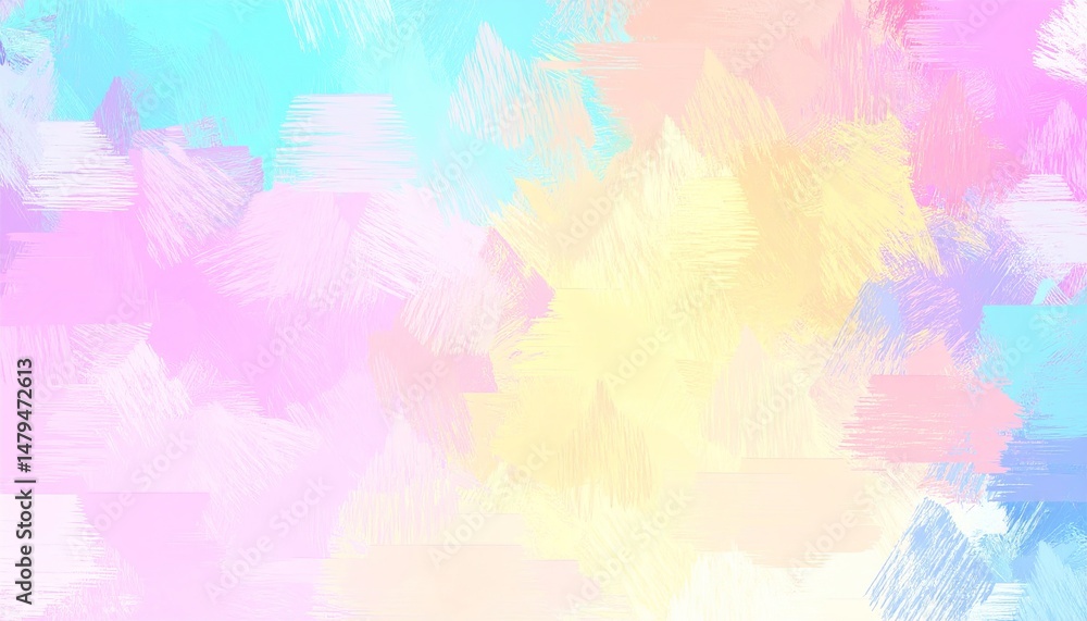Fototapeta premium Abstract pastel background with brush strokesms