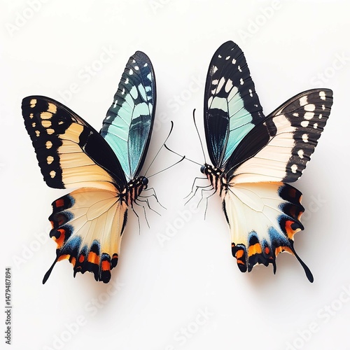 Two Butterfly Illustration.