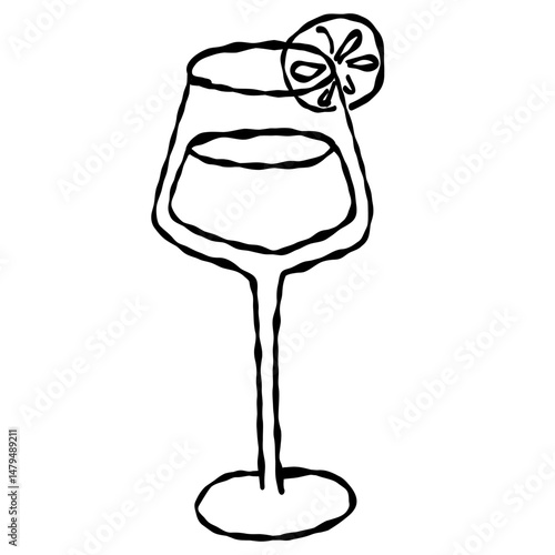 cocktail spritz au pinceau