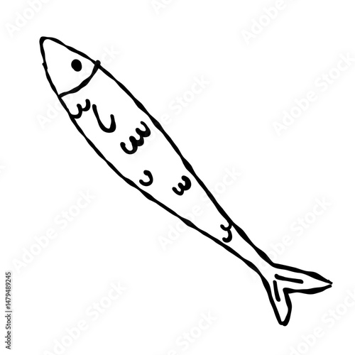 sardine au pinceau