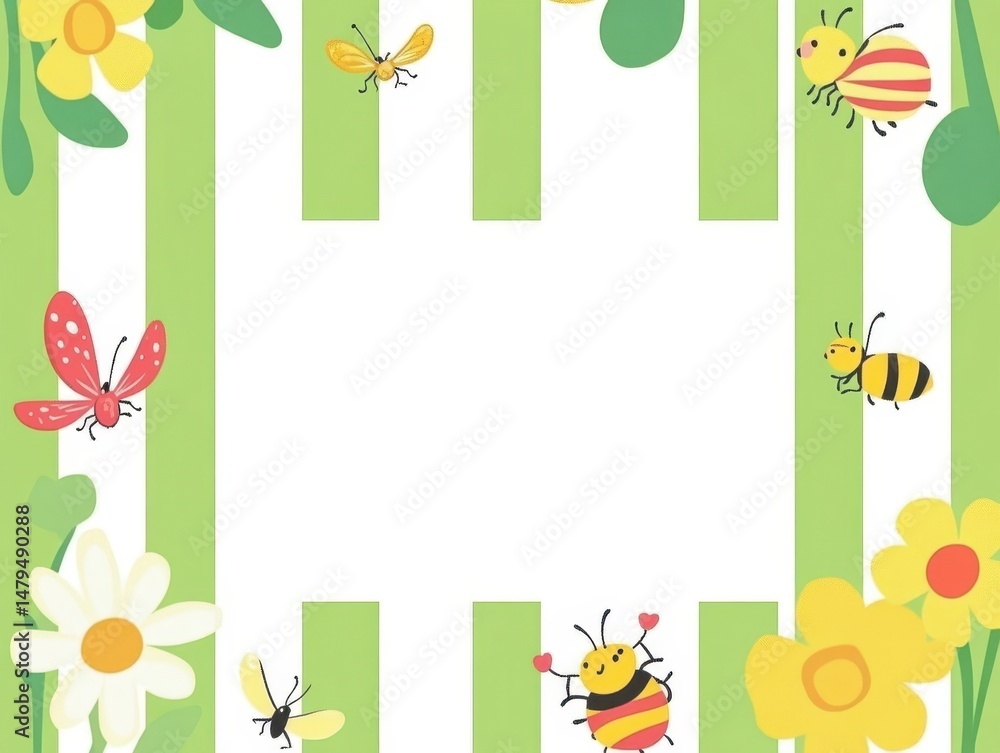 Fototapeta premium easter greeting card with birds