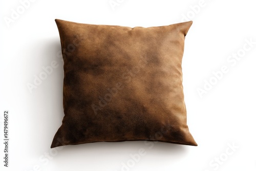 Wallpaper Mural Rich brown suede pillow adds texture and warmth to any room. Perfect for adding a touch of rustic elegance to your living space. Torontodigital.ca