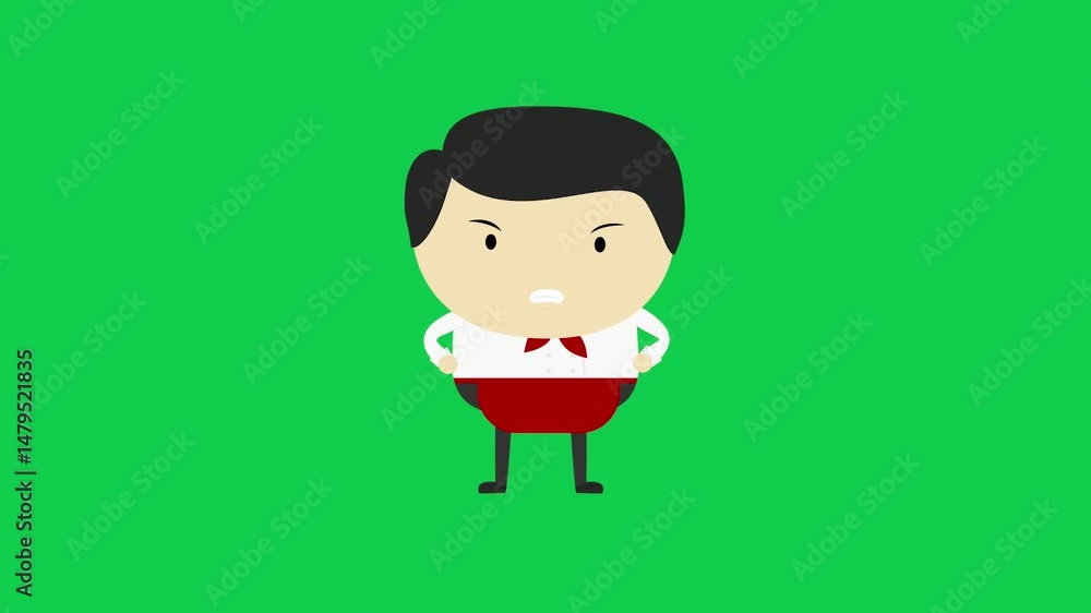 Animated boy character holding a book on green screen, ideal for education, reading, and school explainer stock videos with green screen animation for creative editing. Animated boy character holding a book on green screen, ideal for education, reading, and school explainer stock videos with green screen animation for creative editing.