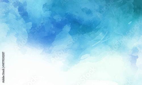 Blue and Purple Watercolor Texture Background