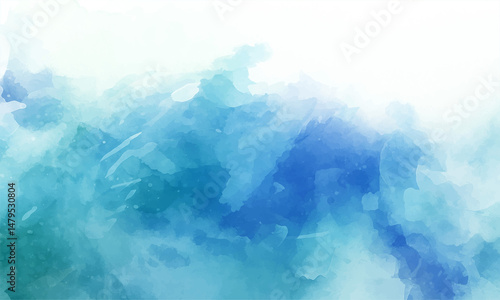 Blue and Purple Watercolor Texture Background