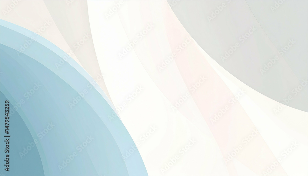 Abstract layered background with shades of blue, grey, white, and pink, creating a soft, gentle feel Abstract layered background with shades of blue, grey, white, and pink, creating a soft, gentle feel