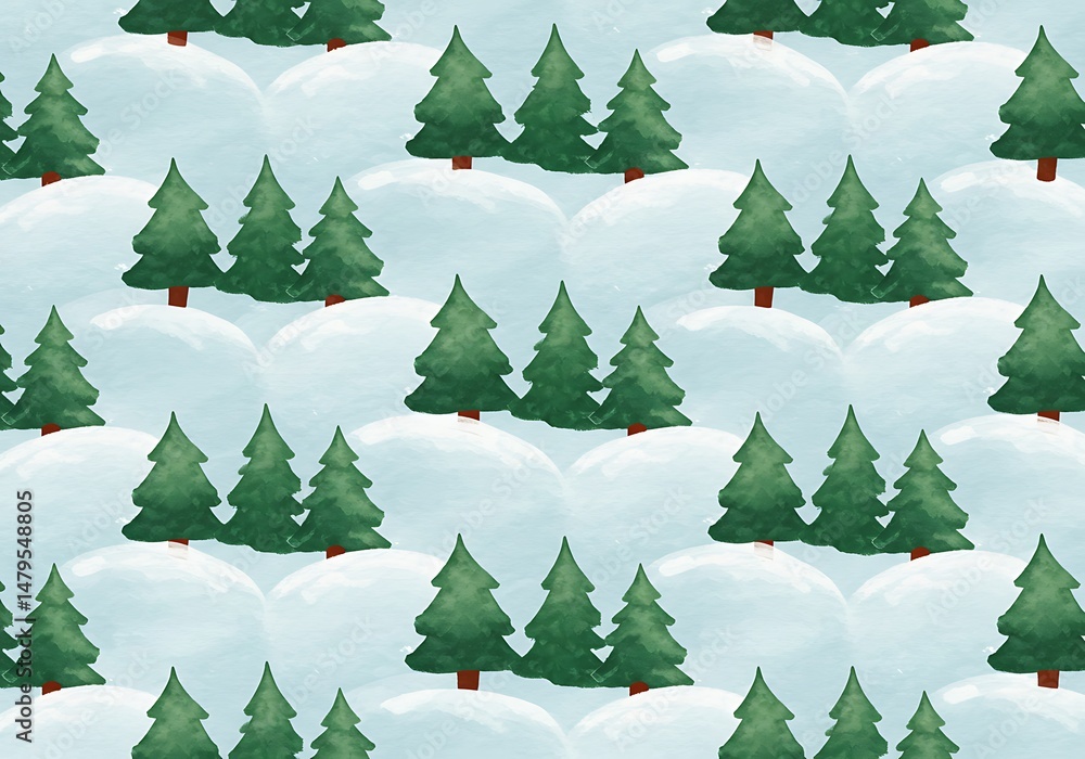 Obraz premium Winter's Gentle Embrace