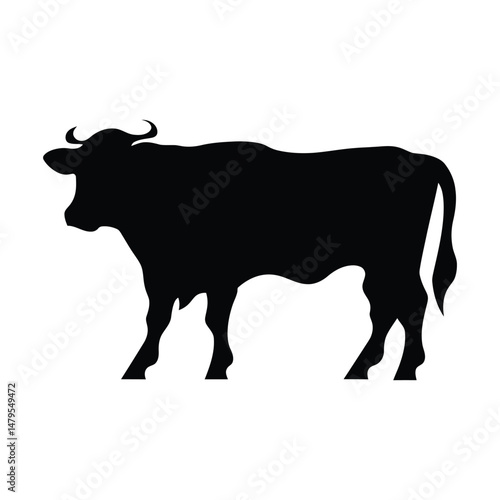 Cow Silhouette Clipart