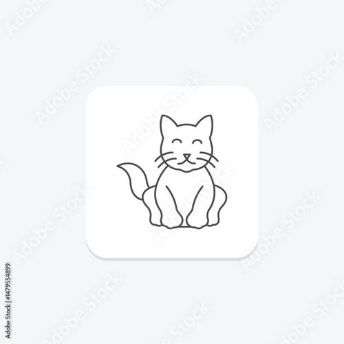 Persian Cat, vector, pixel perfect, illustrator file