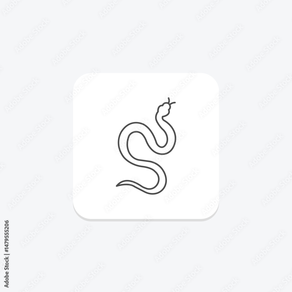 Fototapeta premium Corn Snake, vector, pixel perfect, illustrator file